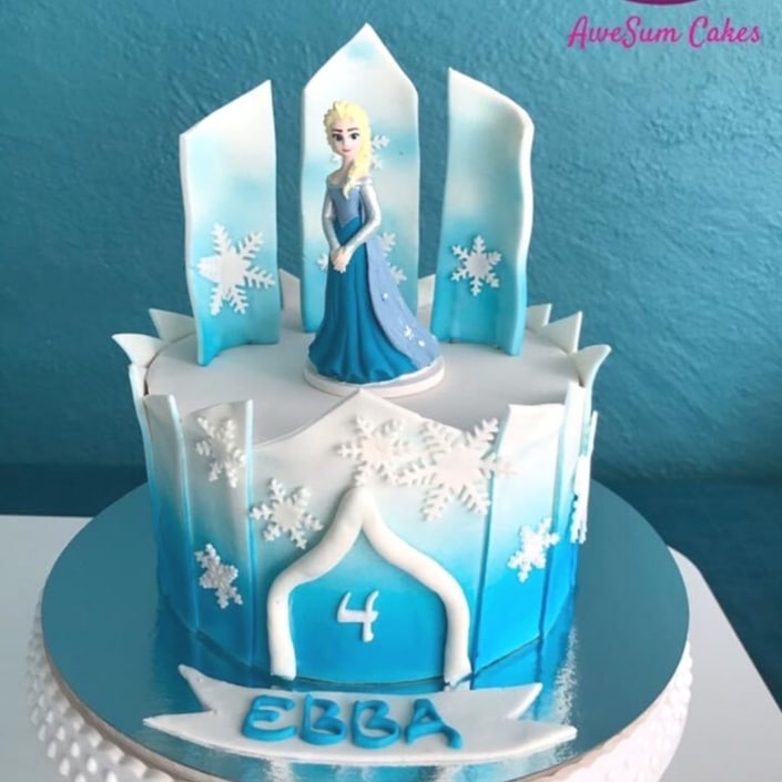 princess castle cake